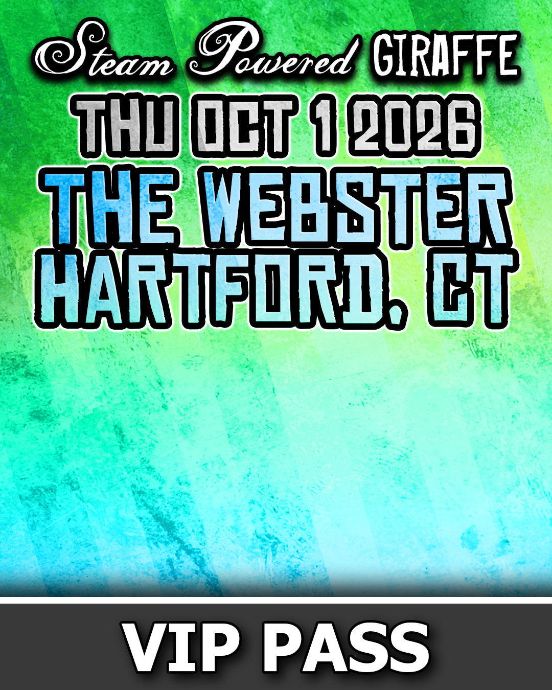 Steam Powered Giraffe: Live in Concert | VIP Pass - October 1, 2026 | Hartford, CT