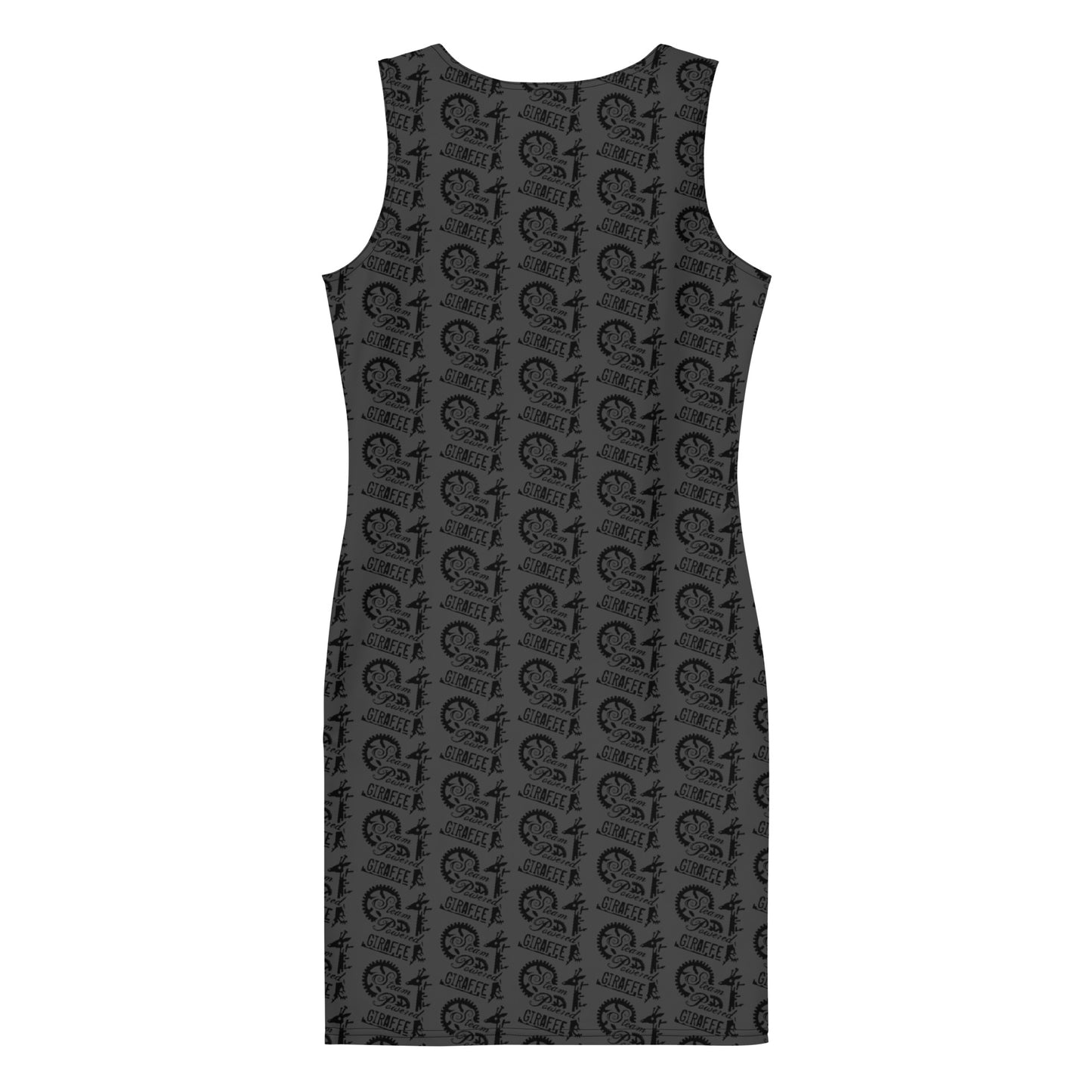 Dark Grey SPG Logo Fitted Dress