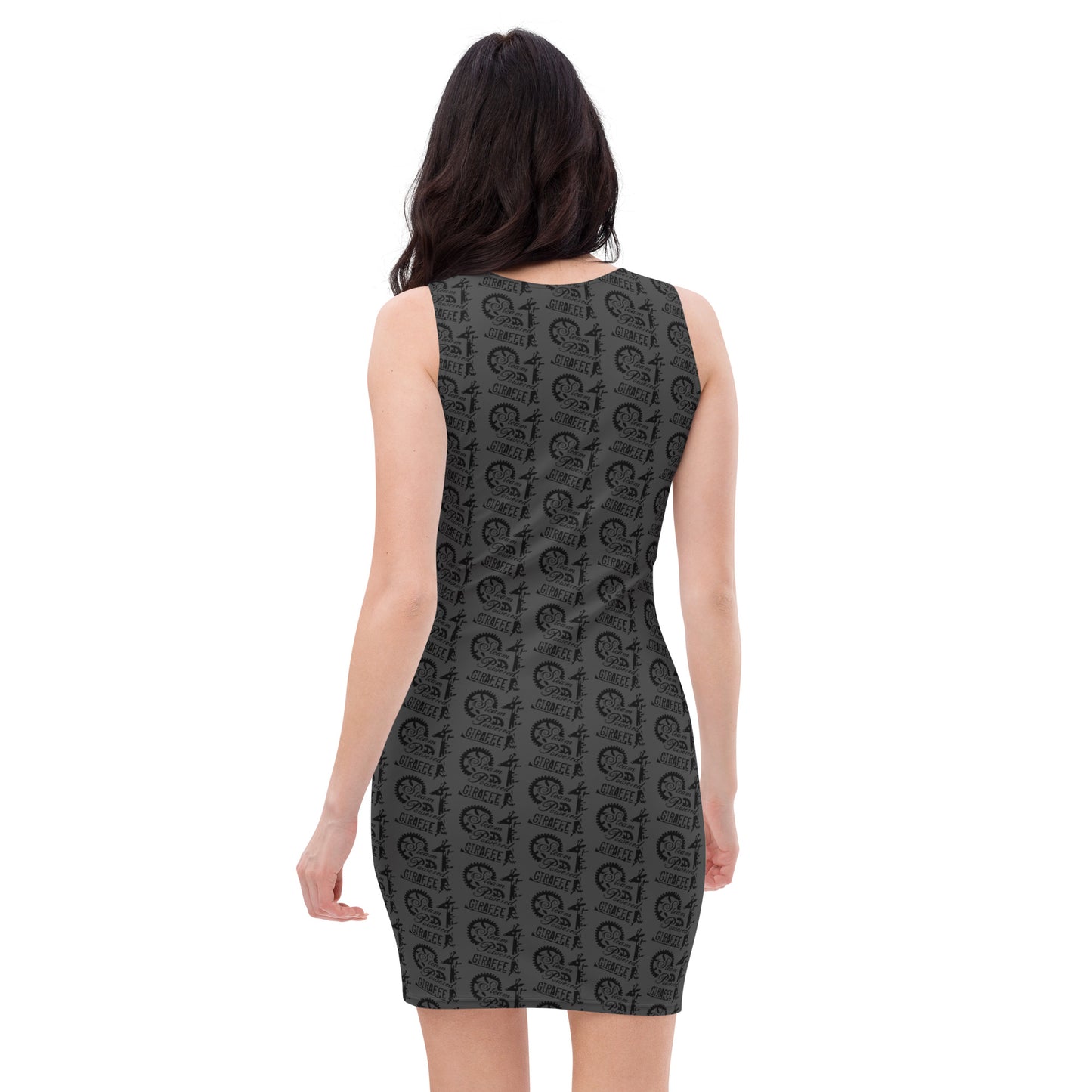 Dark Grey SPG Logo Fitted Dress