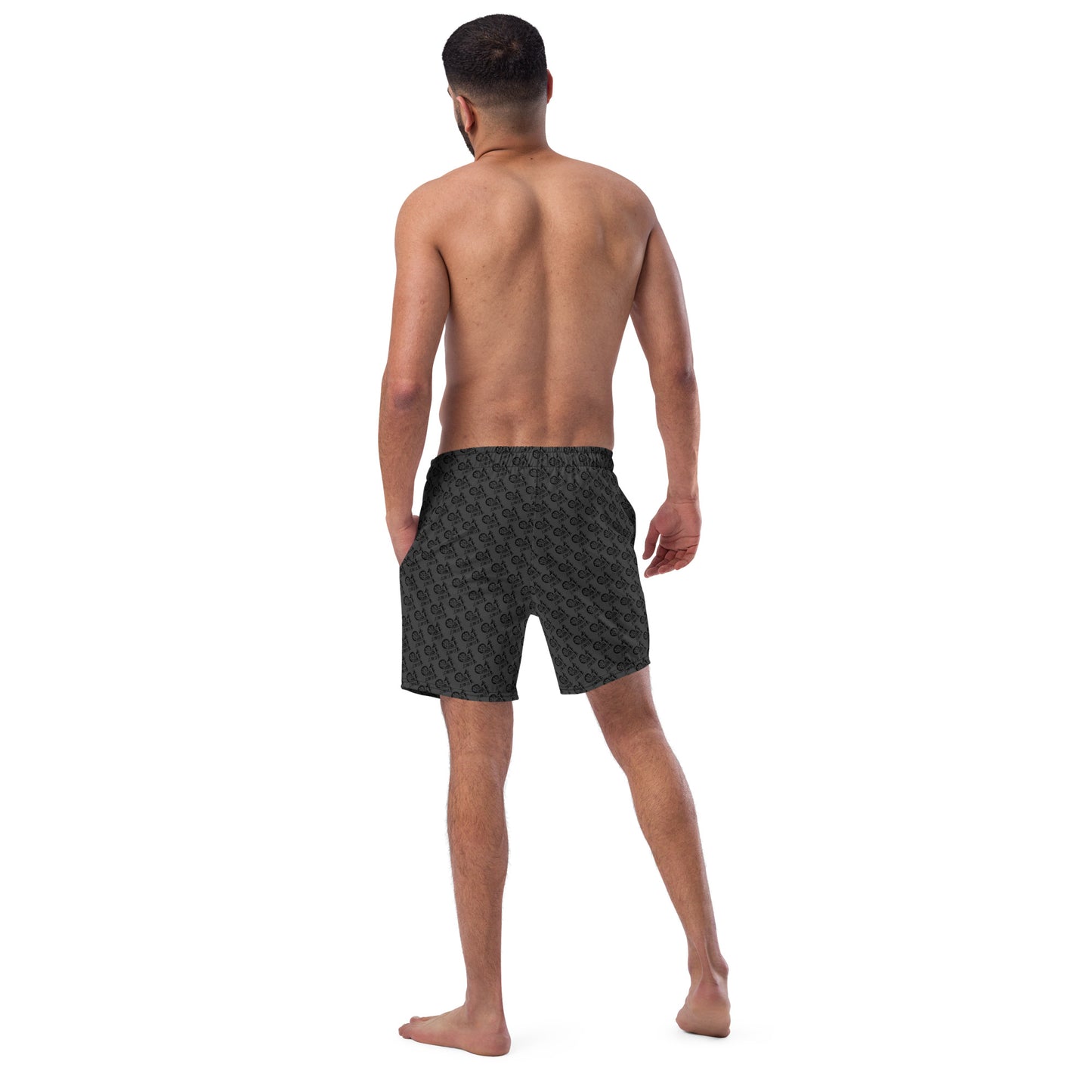 Dark Grey SPG Logo Swim Trunks