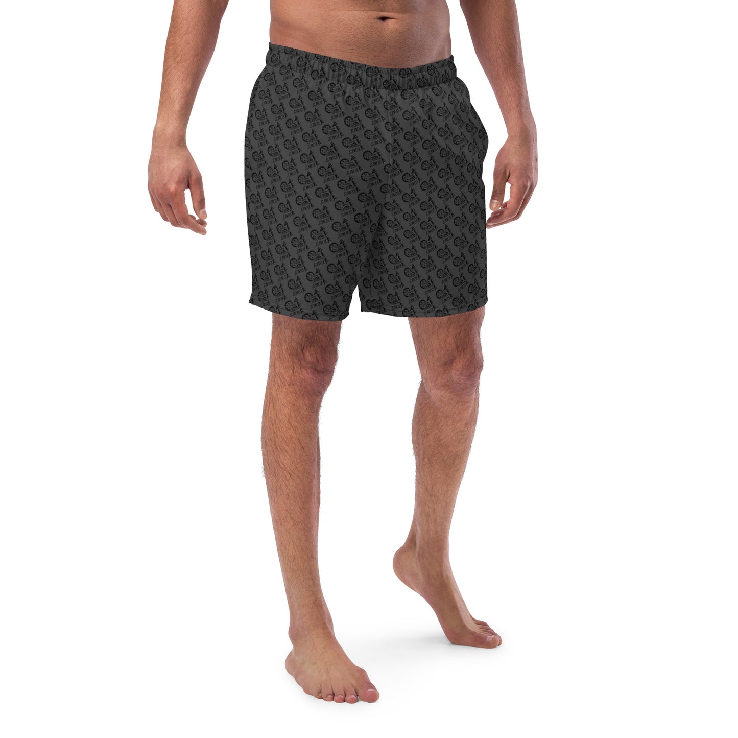 Dark Grey SPG Logo Swim Trunks