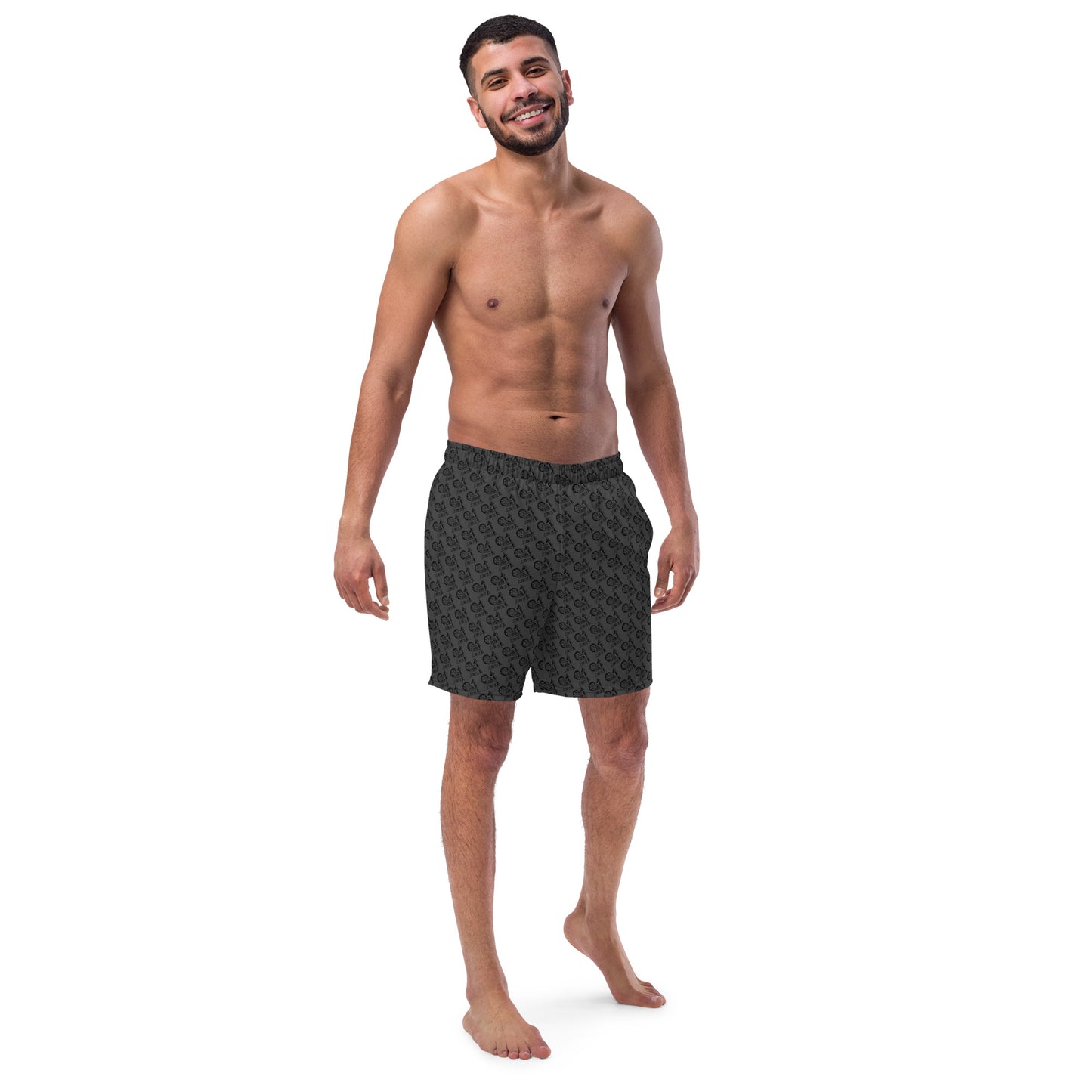 Dark Grey SPG Logo Swim Trunks