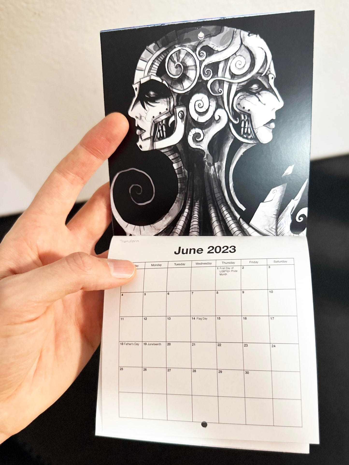 1896 Mini Calendar for 2023