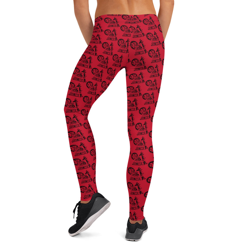 Red SPG Logo Leggings