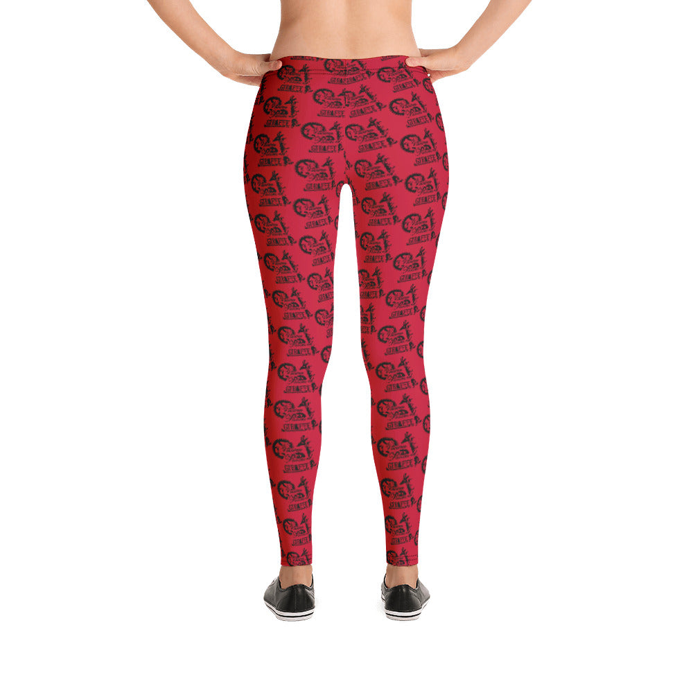 Red SPG Logo Leggings