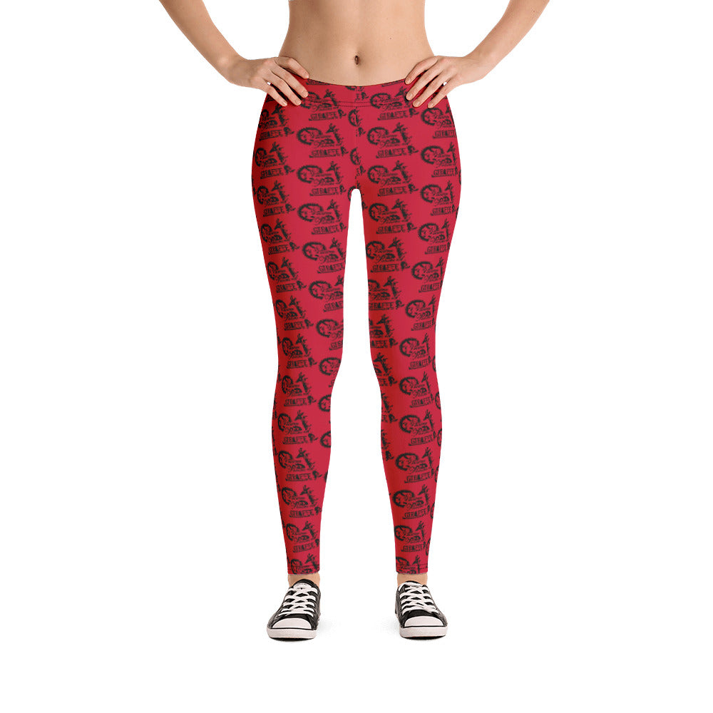 Red SPG Logo Leggings