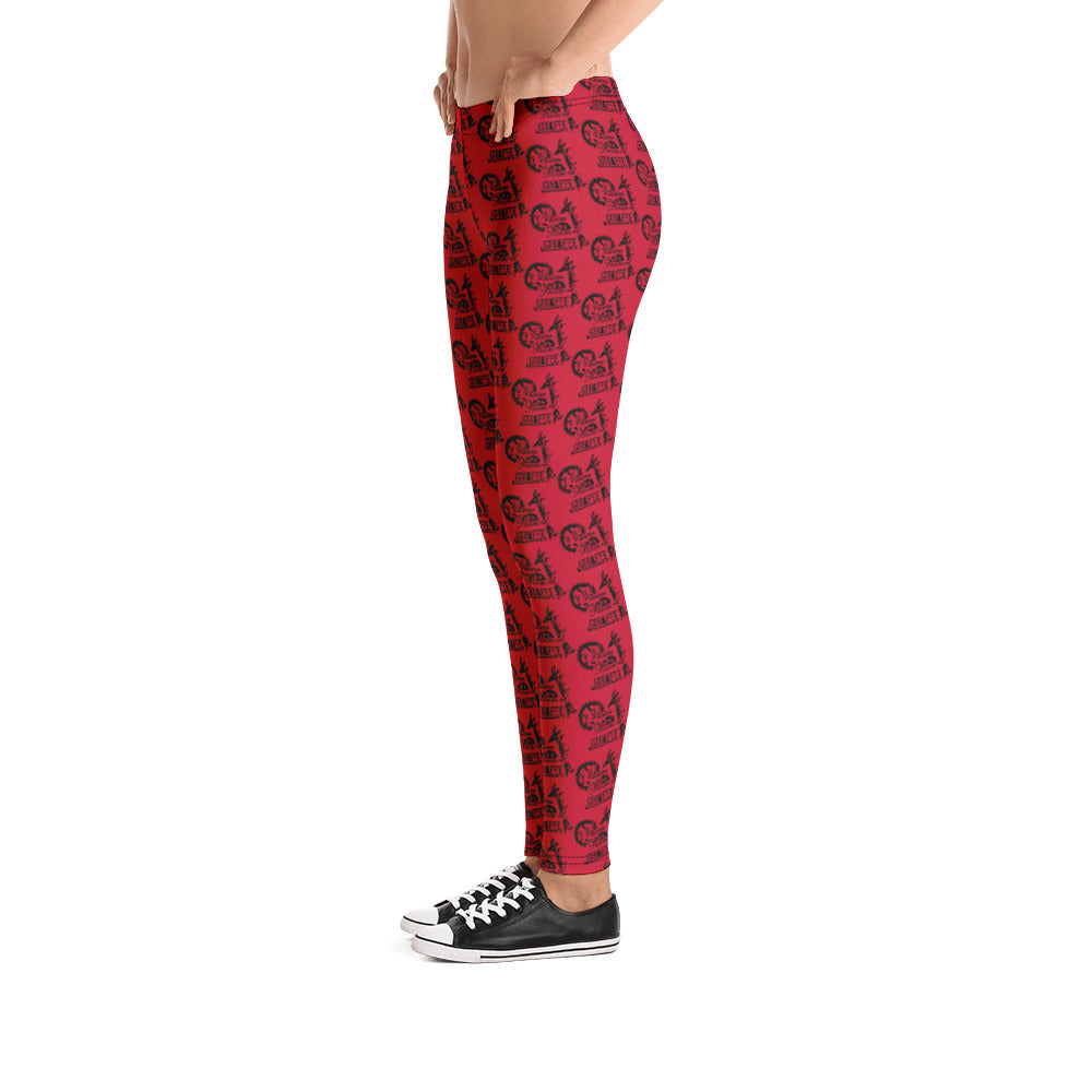 Red SPG Logo Leggings