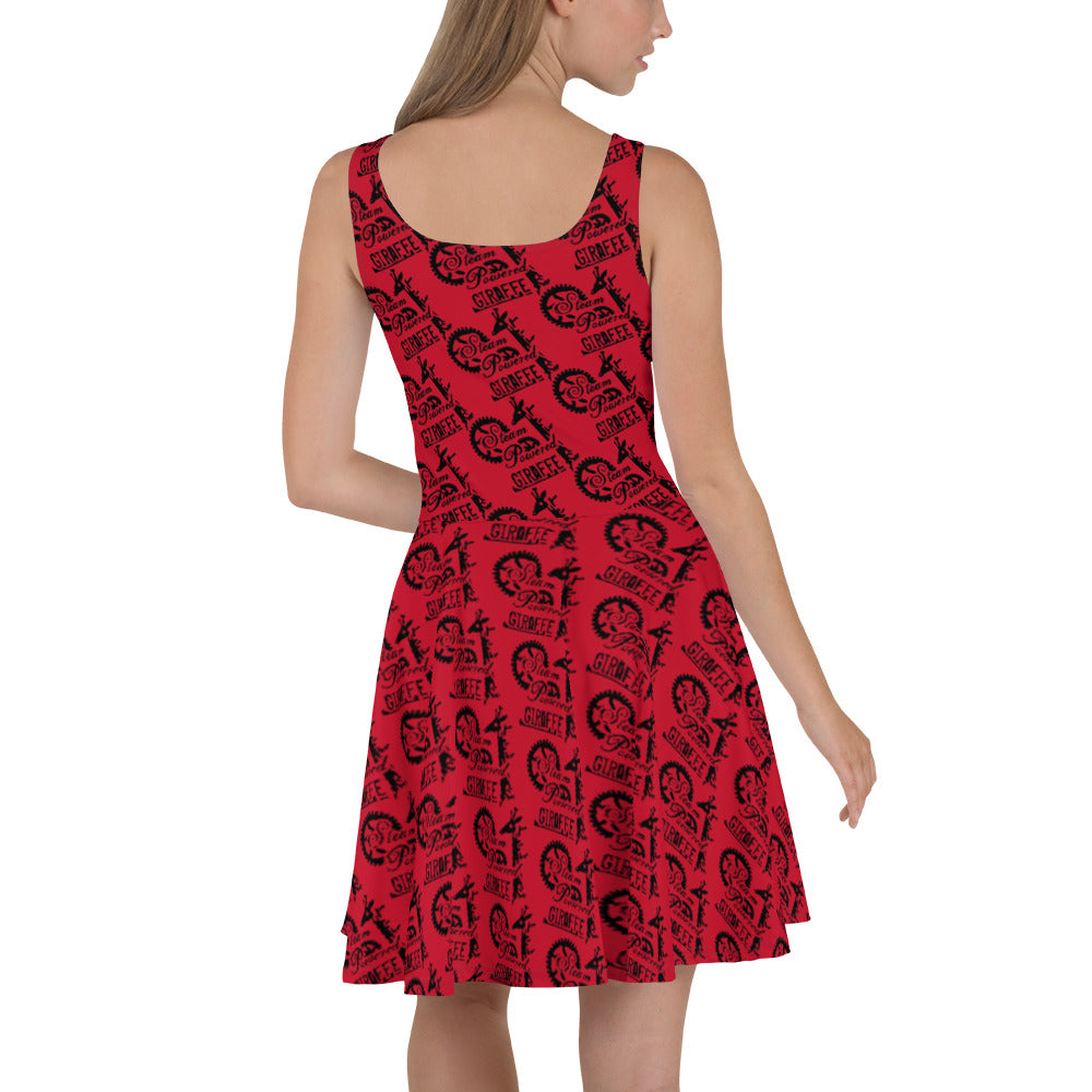 Red SPG Logo Skater Dress