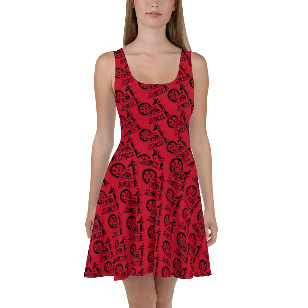 Red SPG Logo Skater Dress