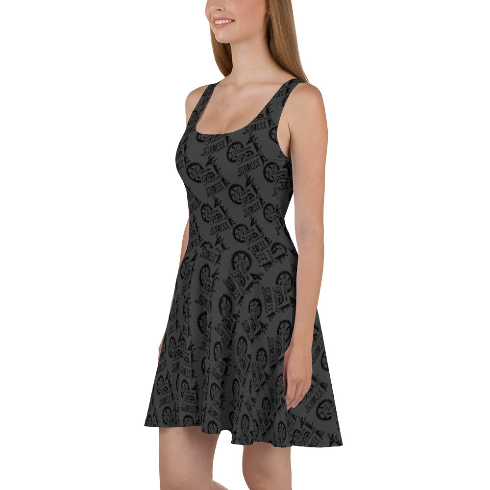 Dark Grey SPG Logo Skater Dress