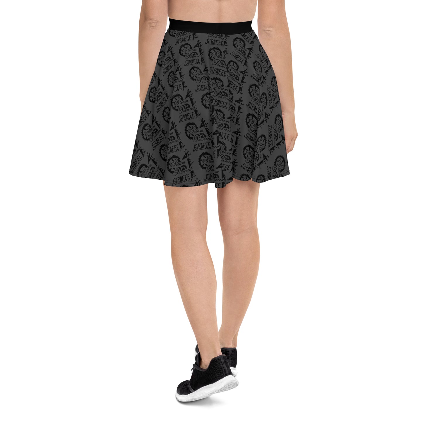 Dark Grey SPG Logo Skater Skirt