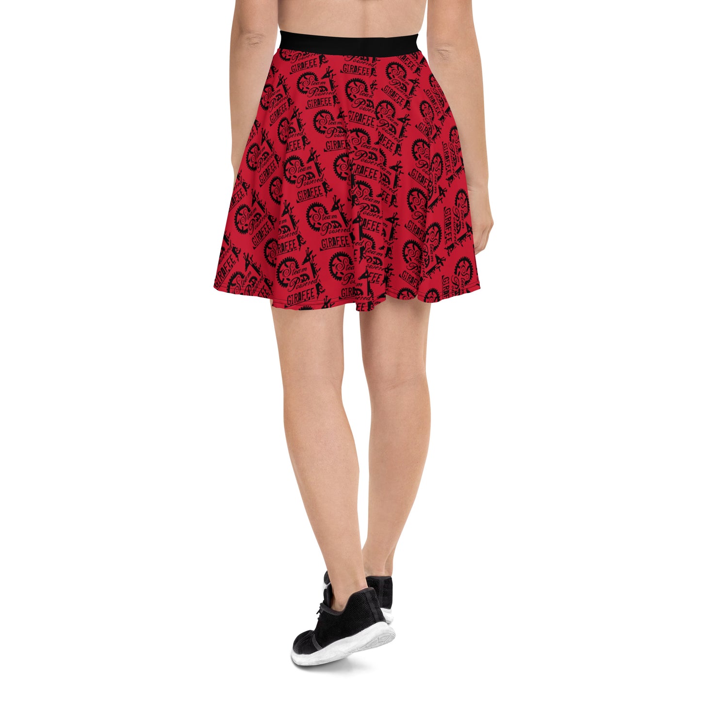 Red SPG Logo Skater Skirt