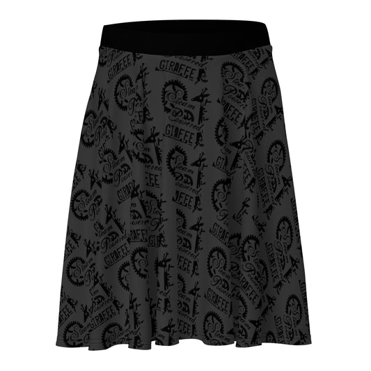 Dark Grey SPG Logo Skater Skirt