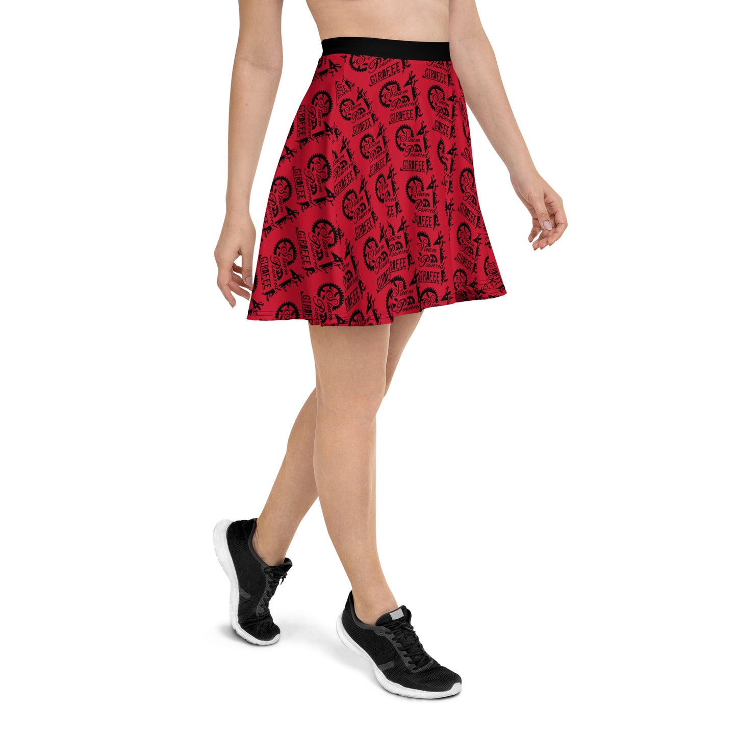 Red SPG Logo Skater Skirt