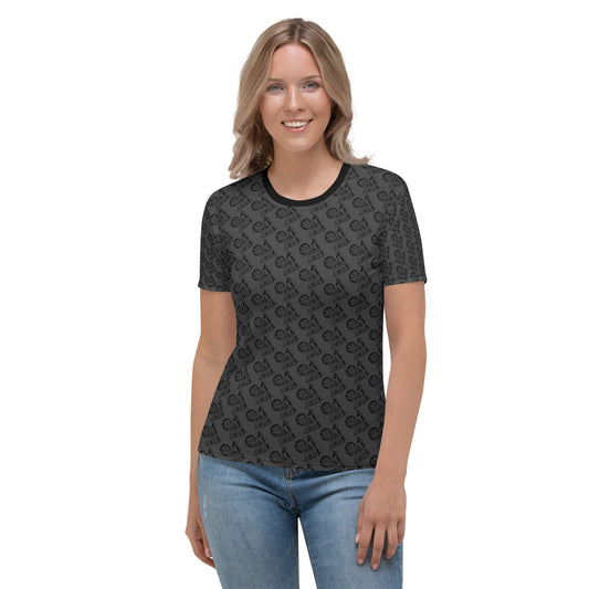 Dark Grey SPG Logo Feminine-Cut Shirt