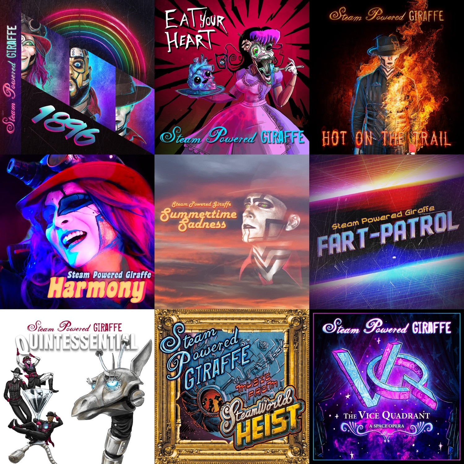 All music released, including singles, in chronological order. Newest to oldest.
