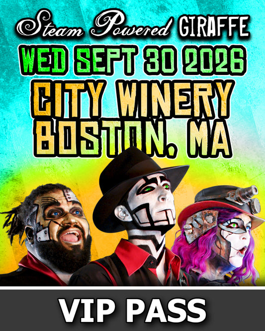 Steam Powered Giraffe: Live in Concert | VIP Pass - September 30, 2026 | Boston, MA