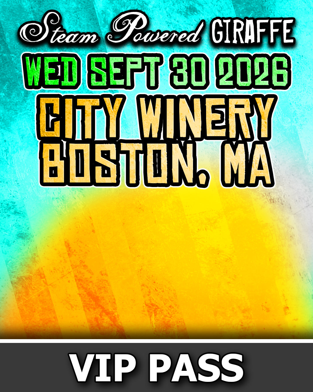 Steam Powered Giraffe: Live in Concert | VIP Pass - September 30, 2026 | Boston, MA