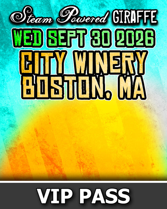 Steam Powered Giraffe: Live in Concert | VIP Pass - September 30, 2026 | Boston, MA