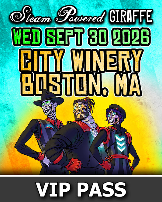 Steam Powered Giraffe: Live in Concert | VIP Pass - September 30, 2026 | Boston, MA