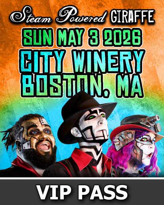 Steam Powered Giraffe: Live in Concert | VIP Pass - May 3, 2026 | Boston, MA