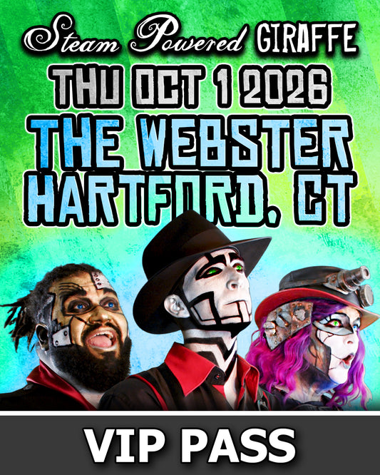 Steam Powered Giraffe: Live in Concert | VIP Pass - October 1, 2026 | Hartford, CT