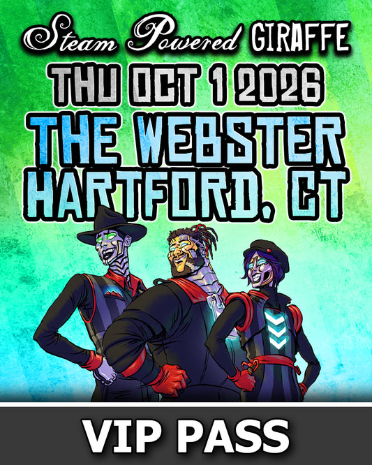 Steam Powered Giraffe: Live in Concert | VIP Pass - October 1, 2026 | Hartford, CT