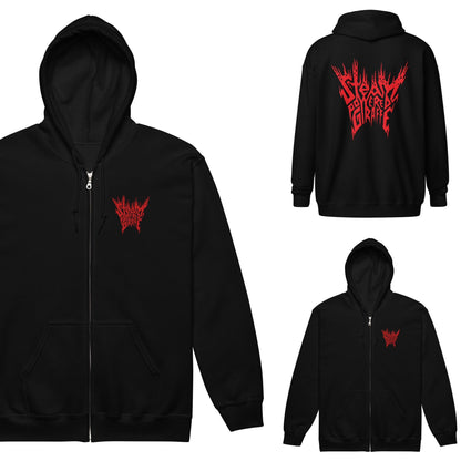 Metal SPG Logo Zip-Up Hoodie