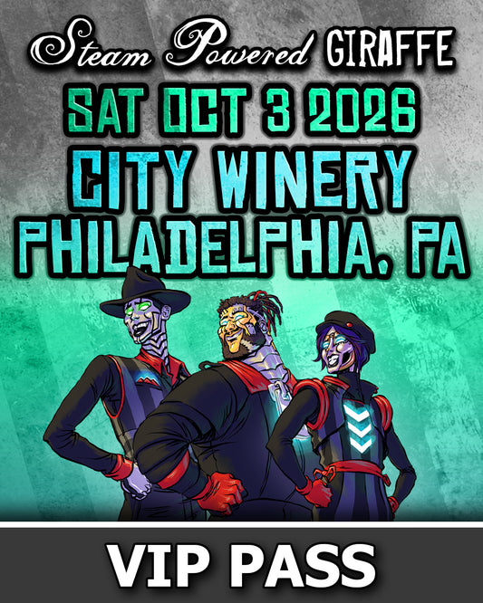 Steam Powered Giraffe: Live in Concert | VIP Pass - October 3, 2026 | Philadelphia, PA