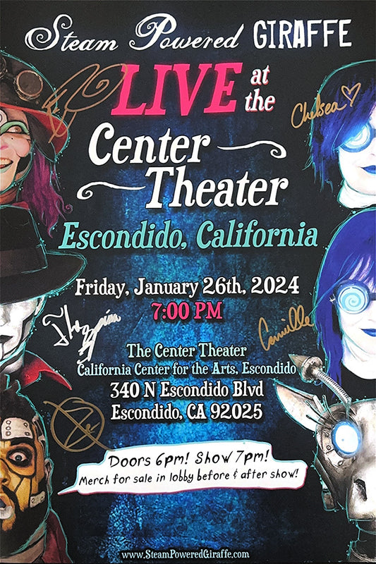 Autographed January 2024 Escondido Show Poster (12'' x 18'')