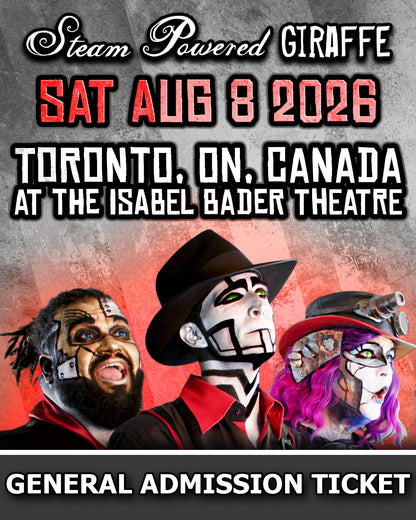 Steam Powered Giraffe: Live in Concert | Tickets - August 8, 2026 | Toronto, ON, Canada