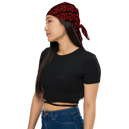 Black with Red SPG Logo Bandana