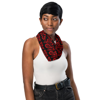 Black with Red SPG Logo Bandana