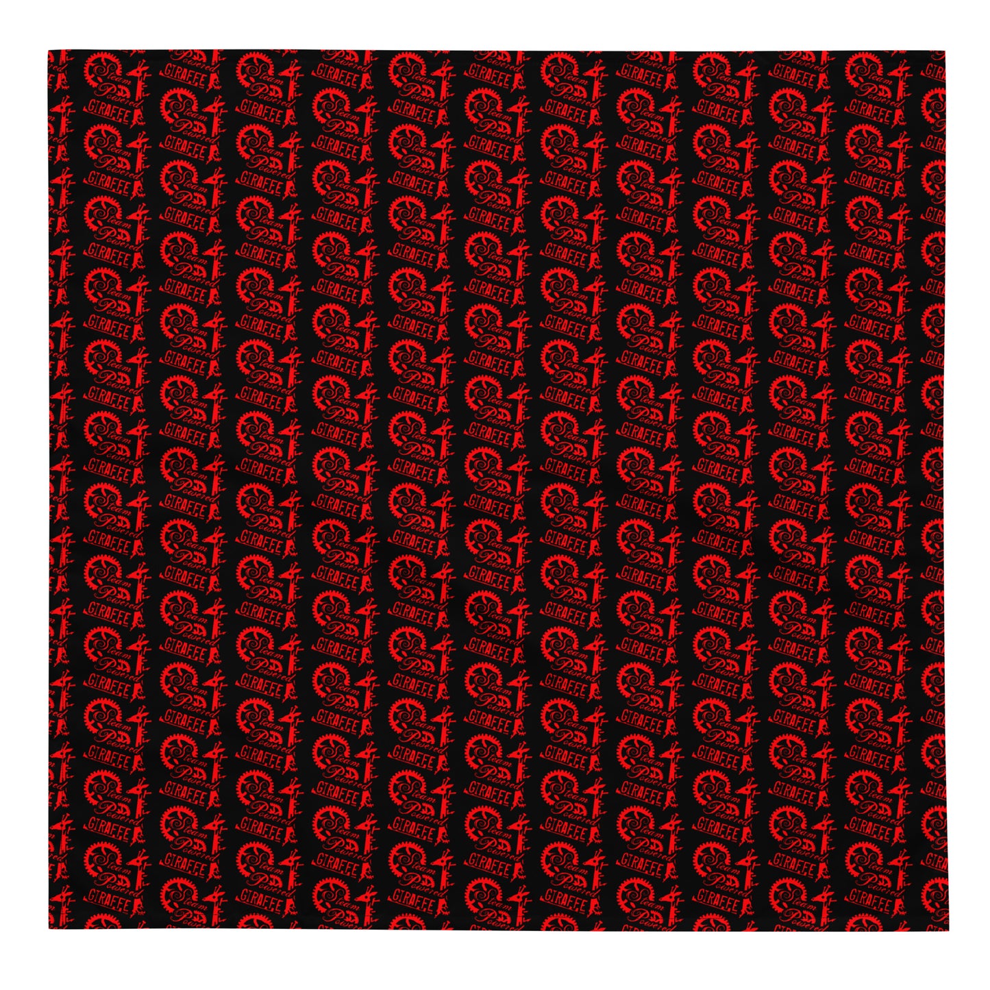 Black with Red SPG Logo Bandana