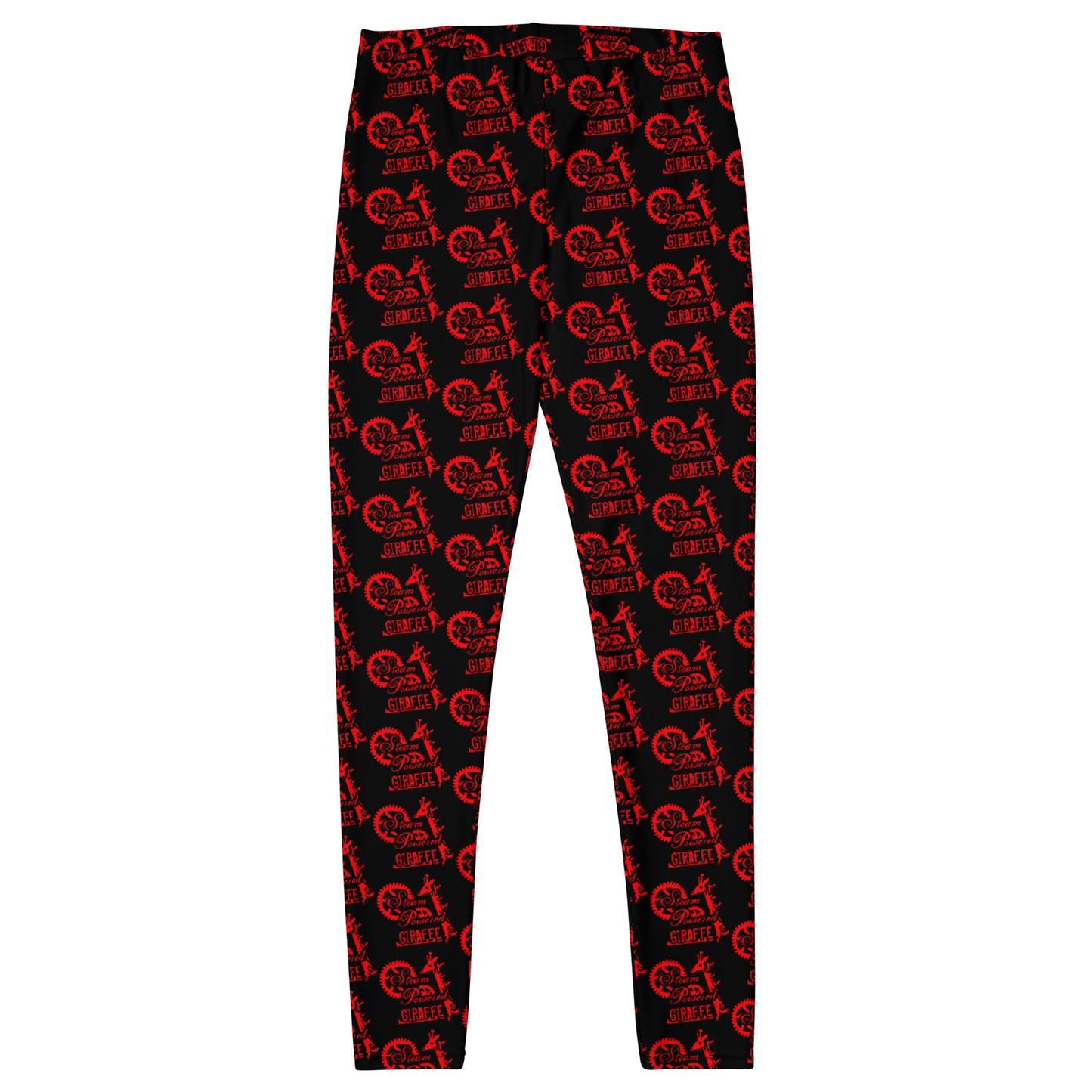 Black with Red SPG Logo Leggings