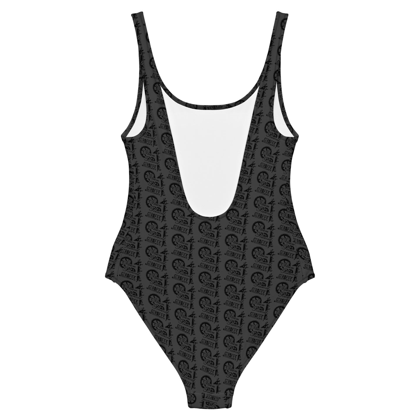 Dark Grey SPG Logo One-Piece Swimsuit