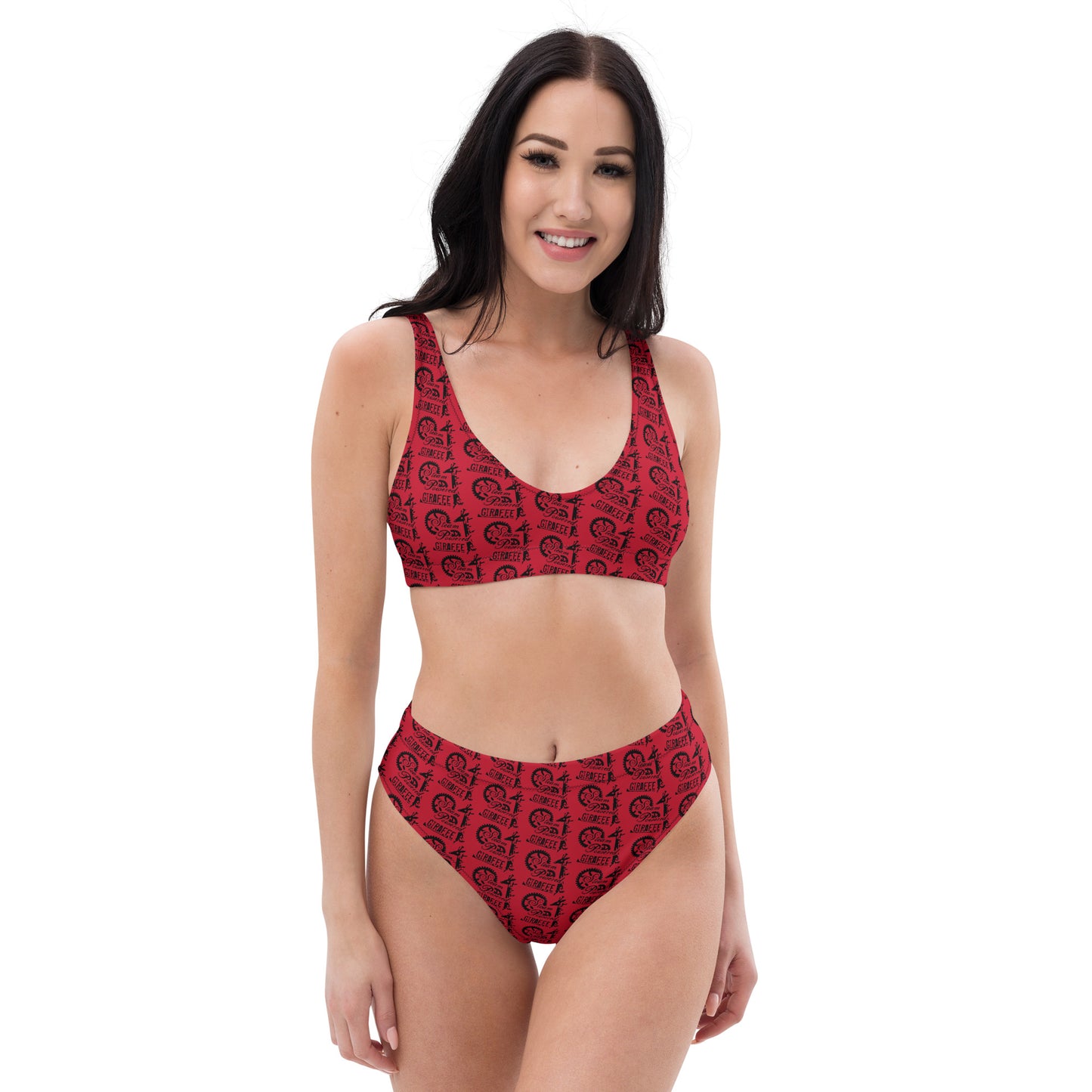 Red SPG Logo Bikini Swimsuit