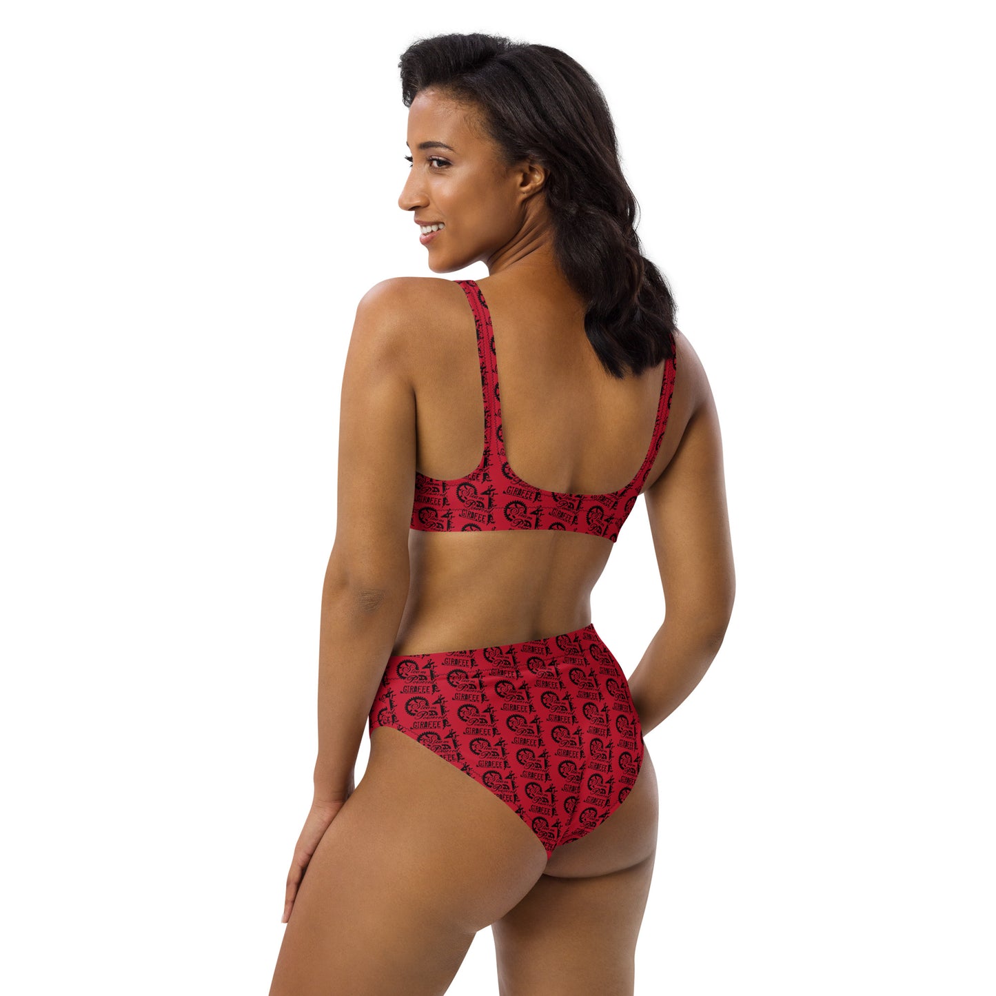 Red SPG Logo Bikini Swimsuit