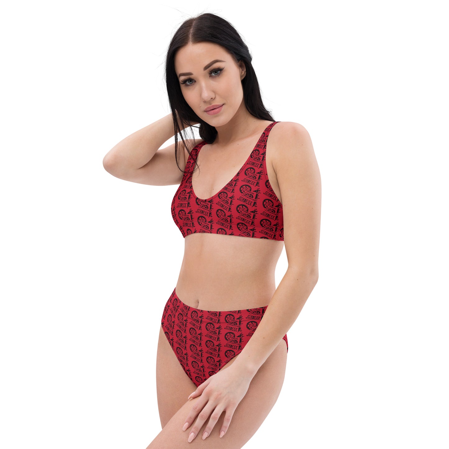 Red SPG Logo Bikini Swimsuit