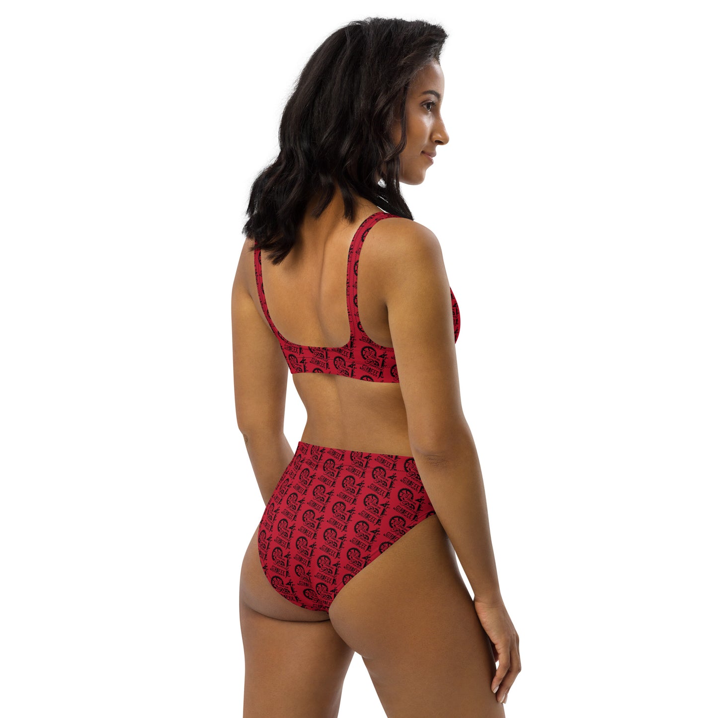 Red SPG Logo Bikini Swimsuit