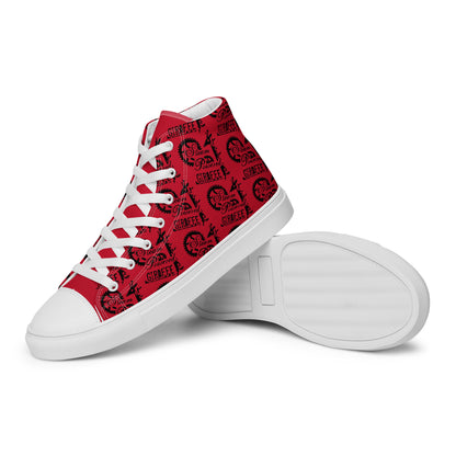 Men’s Red SPG Logo High Top Shoes