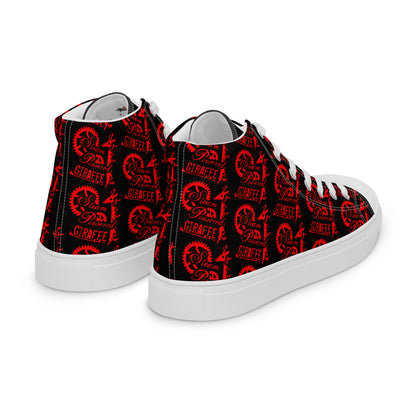 Men’s Black & Red SPG Logo High Top Shoes