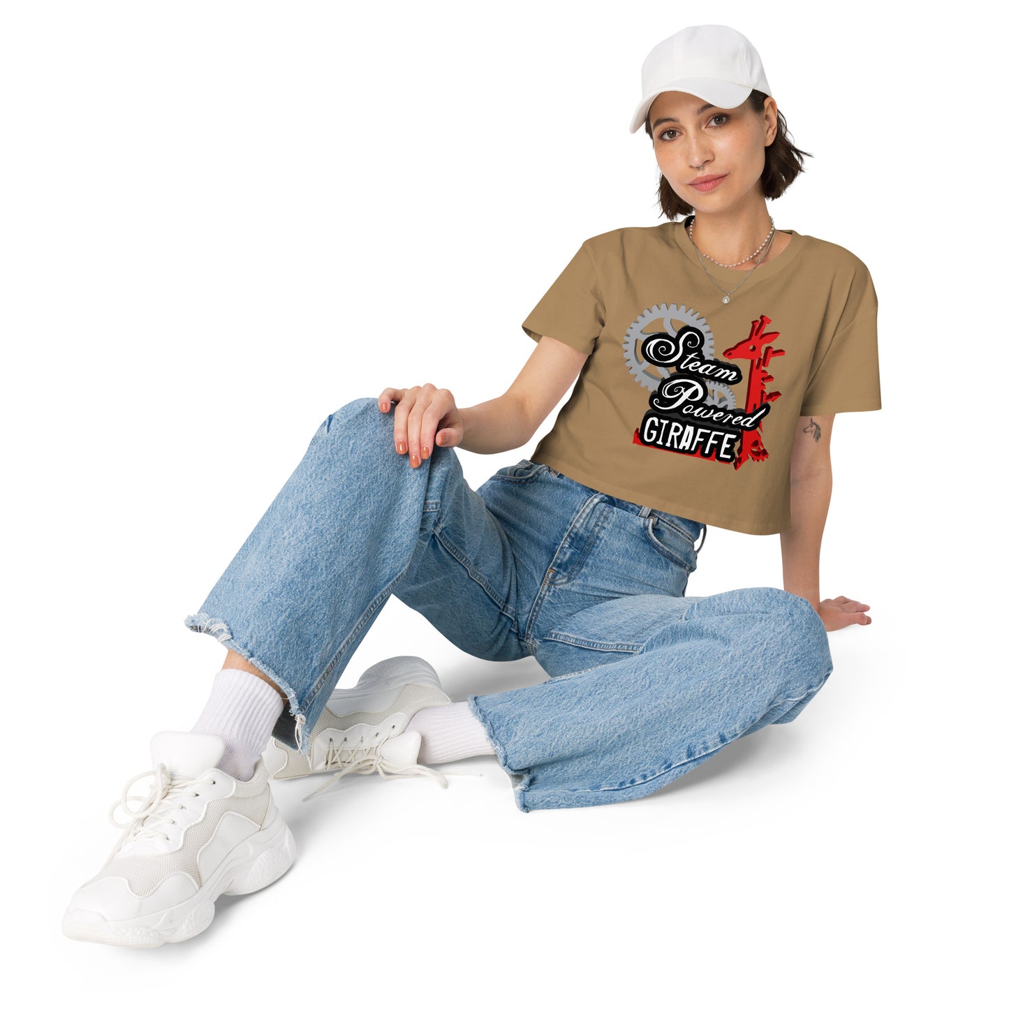 SPG Logo Relaxed Crop Tee