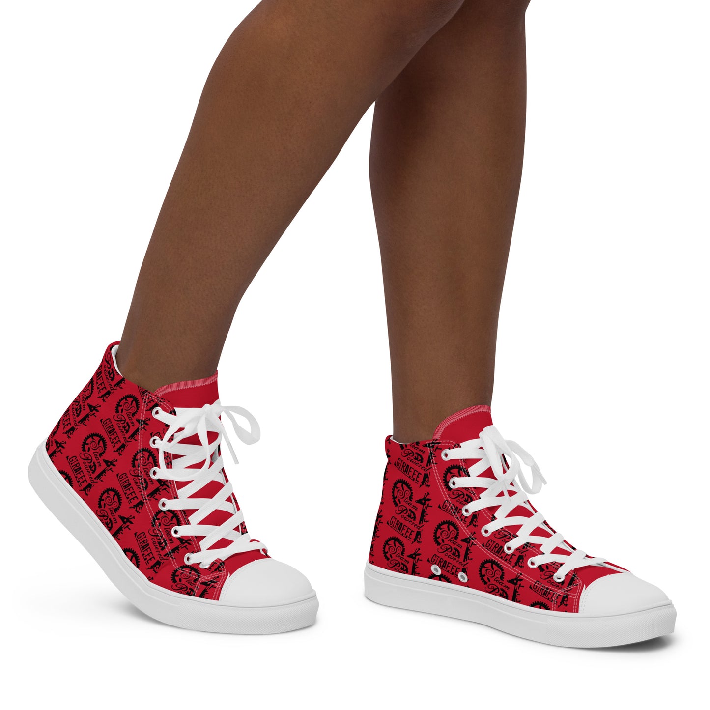 Women’s Red SPG Logo High Top Shoes