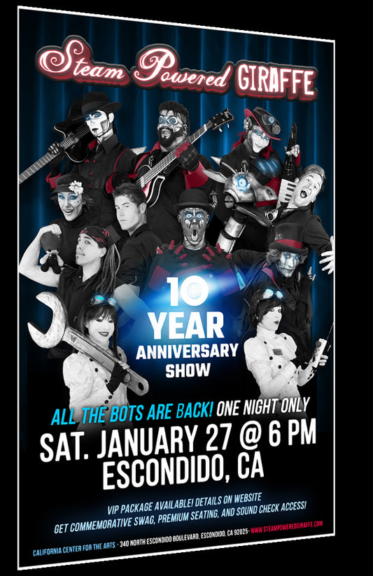 10 Year Anniversary Show Poster (11'' x 17'')
