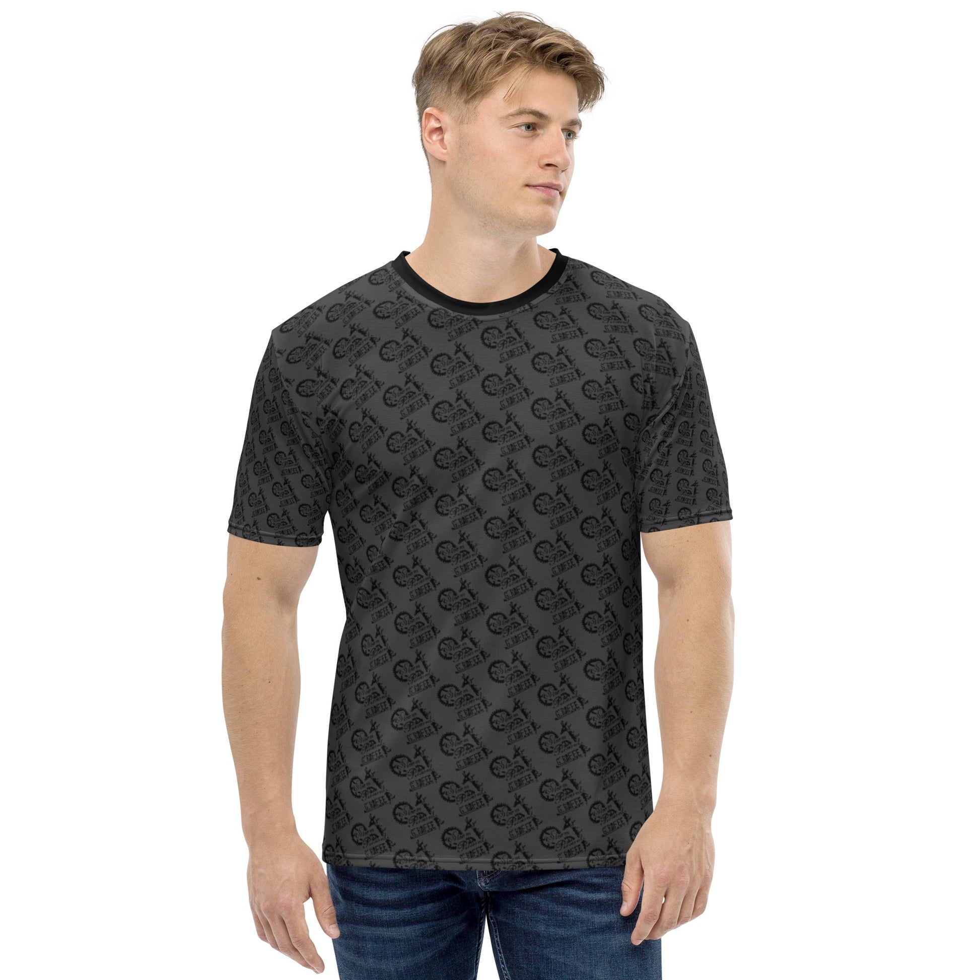 Louis Vuitton LV Fade Printed Long-sleeved T-Shirt Black