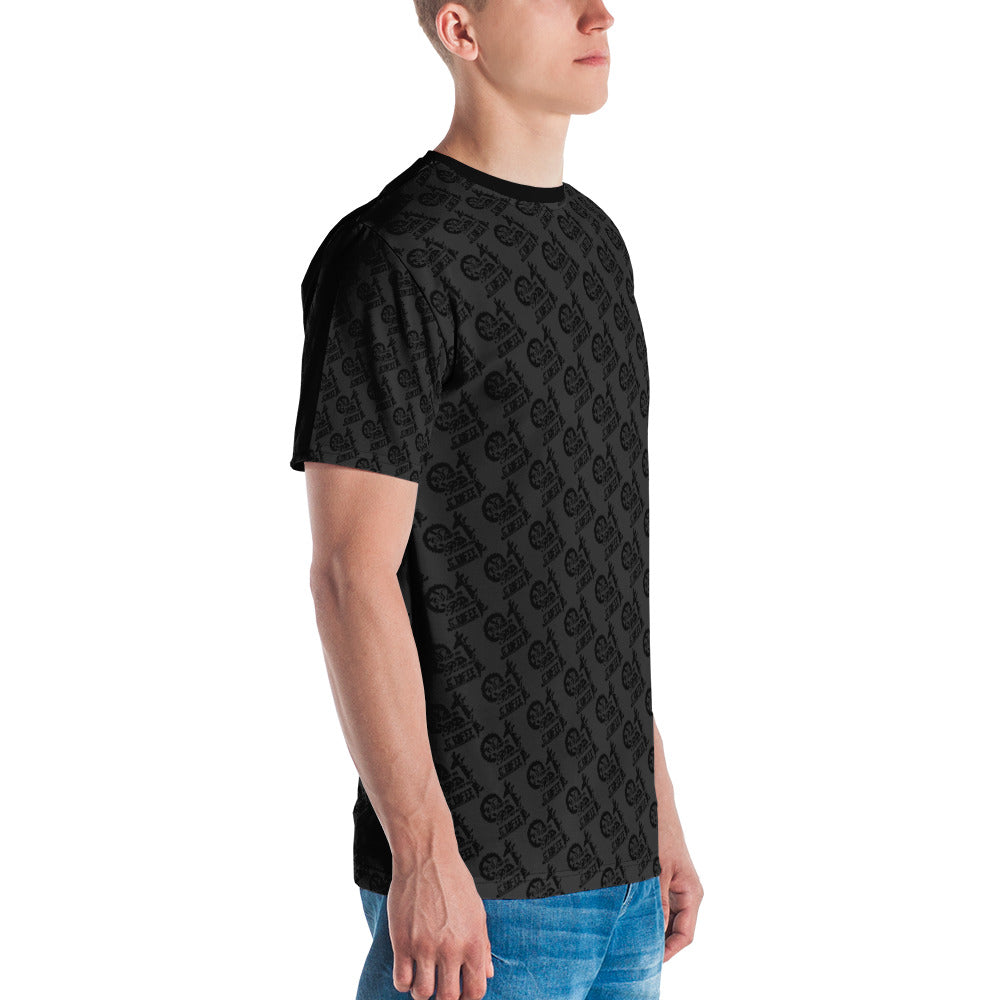 Louis Vuitton Black Cotton Allover Logos Printed Crewneck T-Shirt XL Louis  Vuitton