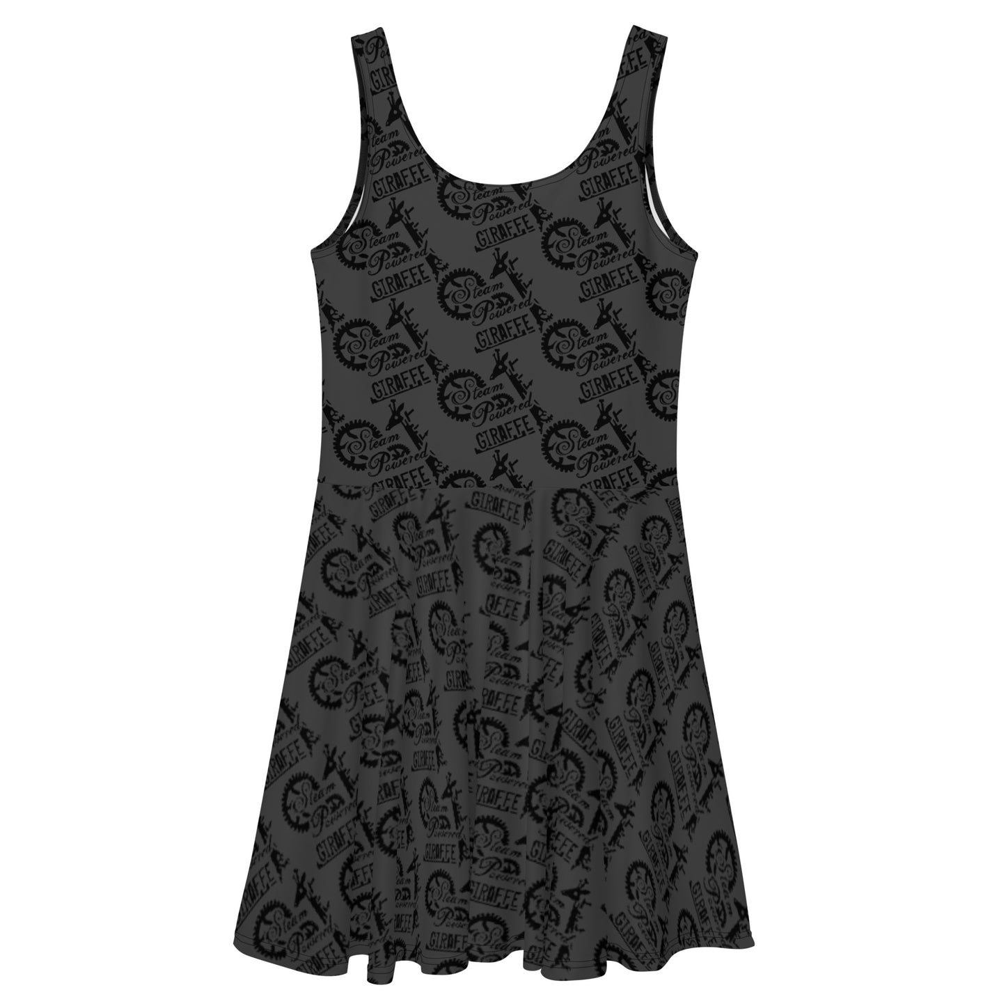 Dark Grey SPG Logo Skater Dress