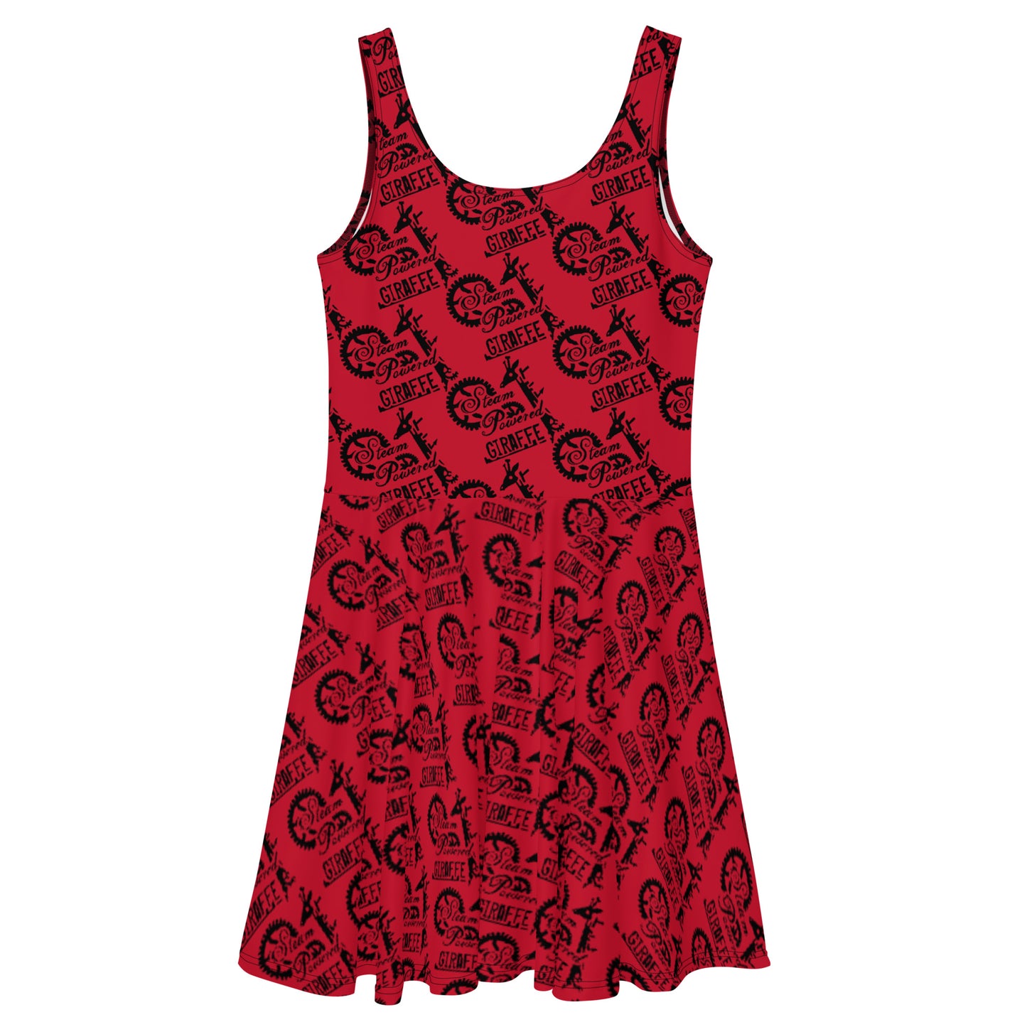 Red SPG Logo Skater Dress