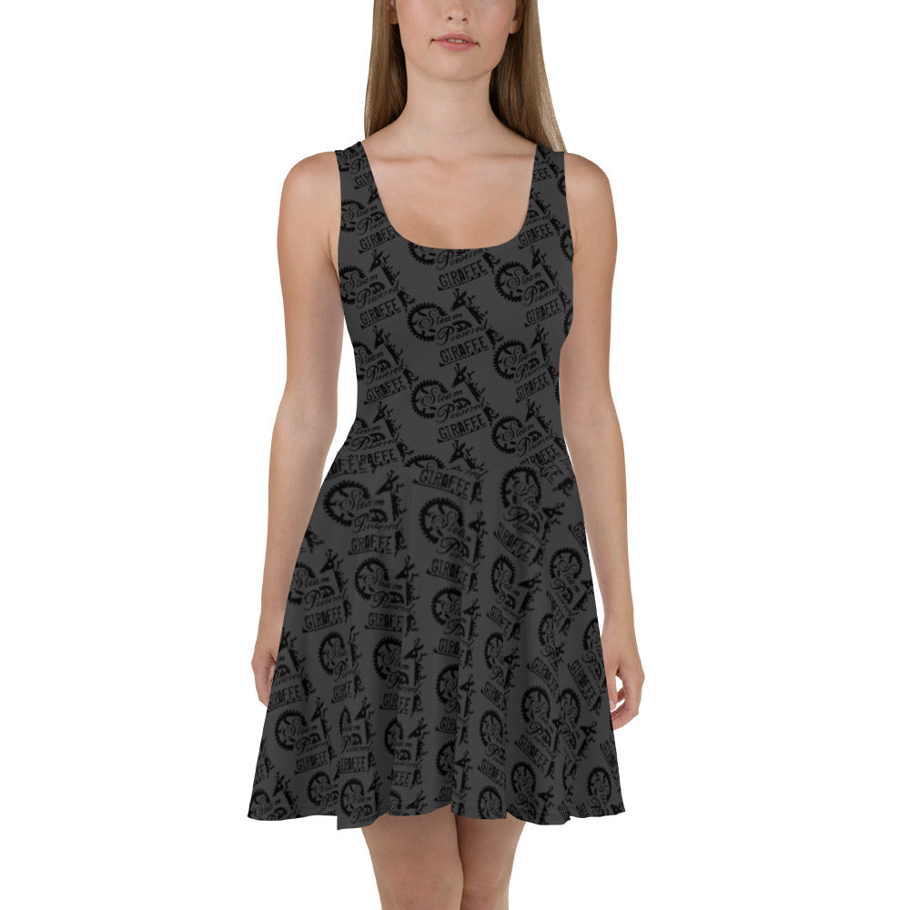 Dark Grey SPG Logo Skater Dress